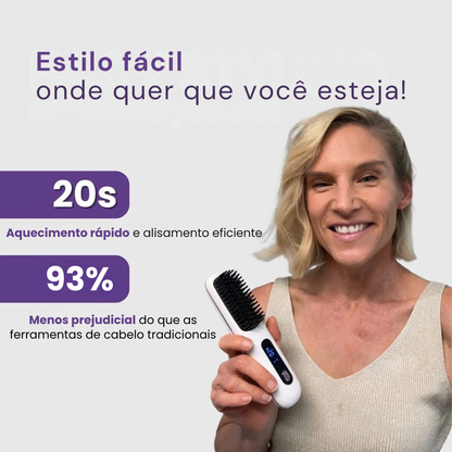 Escova Alisadora Portátil - SwiftBrush PRO